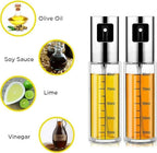 Ölspender 100 ml - Set von 2 Ölsprüher 2er-Set – je 100 ml Fassungsvermögen