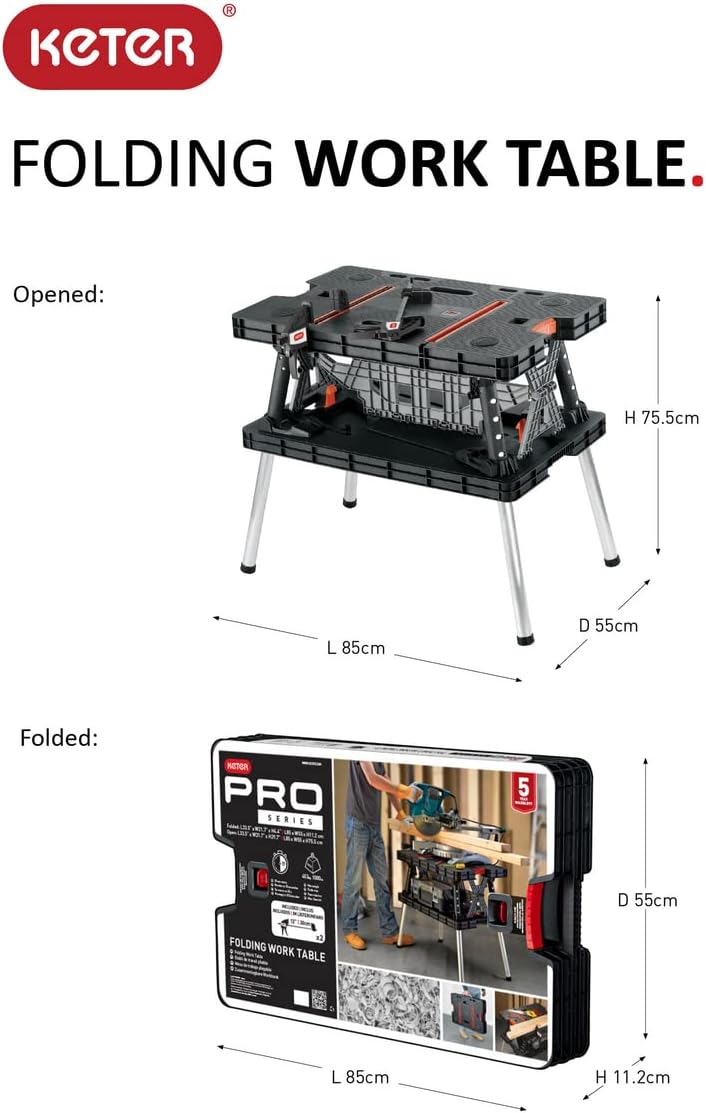 Master Pro pieghevole tavolo da lavoro
